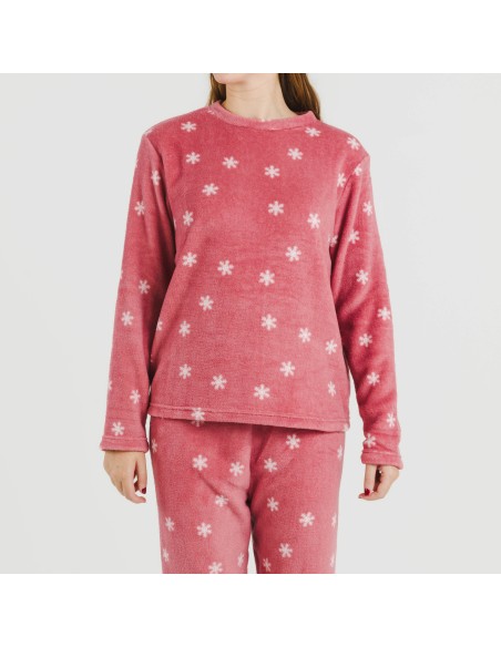 Pijama coral Snow fresa pijamas-de-invierno-de-mujer