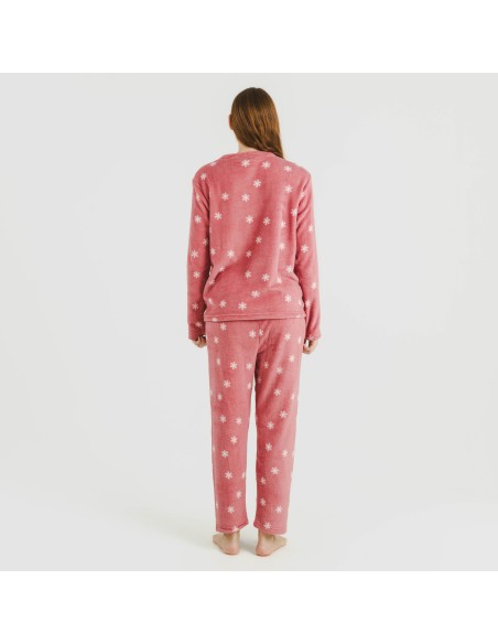 Pijama coral Snow fresa pijamas-de-invierno-de-mujer