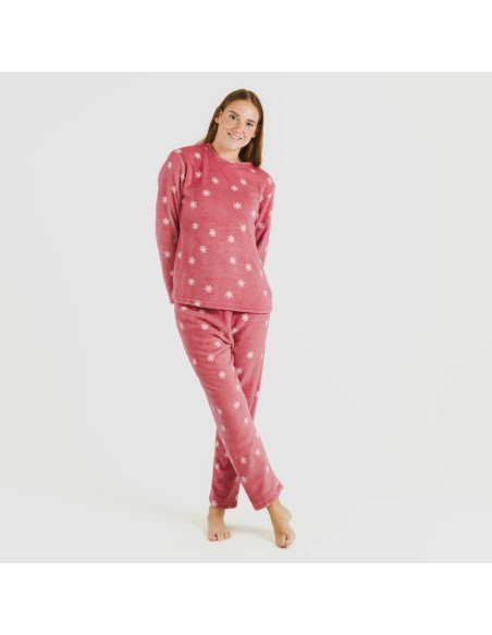 Pijama coral Snow fresa pijamas-de-invierno-de-mujer