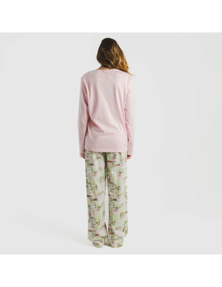 Pijama largo algodón Ceremis pijamas-largos-de-mujer