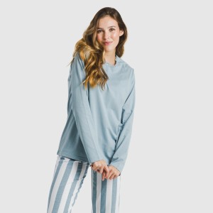 Pijama largo algodón Raya...