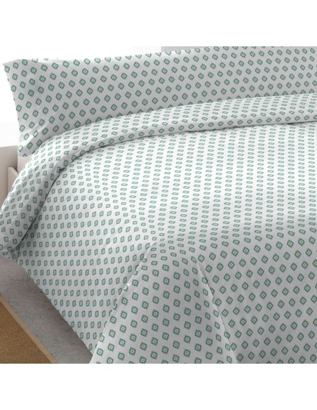 Funda nórdica algodón Joy agua marina algodon-100