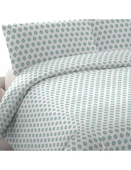 Funda nórdica algodón Joy agua marina algodon-100