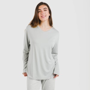 Pijama largo mujer soft...