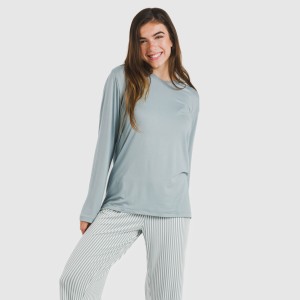 Pijama largo mujer soft...