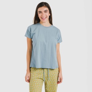 Pijama largo algodón mujer...