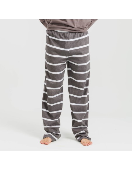 Pijama largo algodón hombre Raya Nit new topo pijamas-largos-hombre