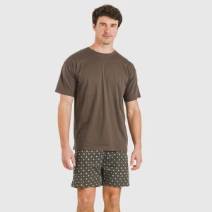 Pijama corto algodón hombre... 2