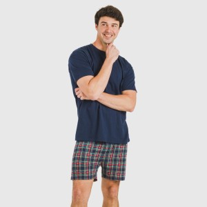 Pijama corto algodón hombre...