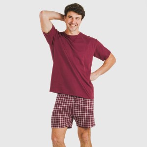 Pijama corto algodón hombre...