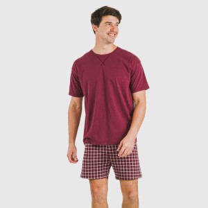 Pijama corto algodón hombre... 2