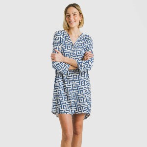 Camisola viscosa Beriche azul