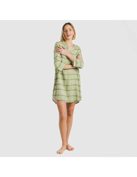 Camisola viscosa Lemonade verde cacería vestidos-y-blusones-mujer