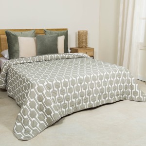 Colcha doble tela jacquard...