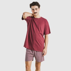 Pijama corto algodón hombre...