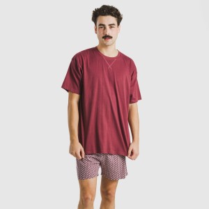Pijama corto algodón hombre... 2