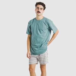 Pijama corto algodón hombre... 2