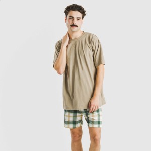 Pijama corto algodón hombre... 2