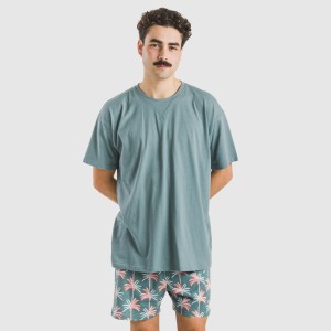 Pijama corto algodón hombre...