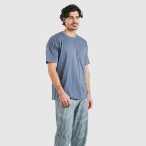Pijama largo manga corta... 2