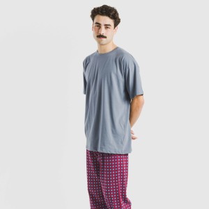 Pijama largo manga corta... 2