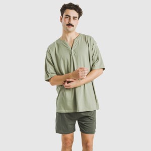 Pijama corto hombre con...