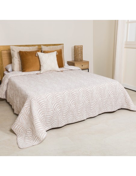 Colcha doble tela jacquard Liri topo colcha-jacquard
