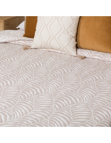 Colcha doble tela jacquard Liri topo colcha-jacquard