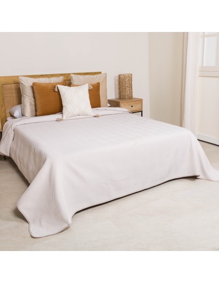 Colcha doble tela jacquard Delta topo colcha-jacquard
