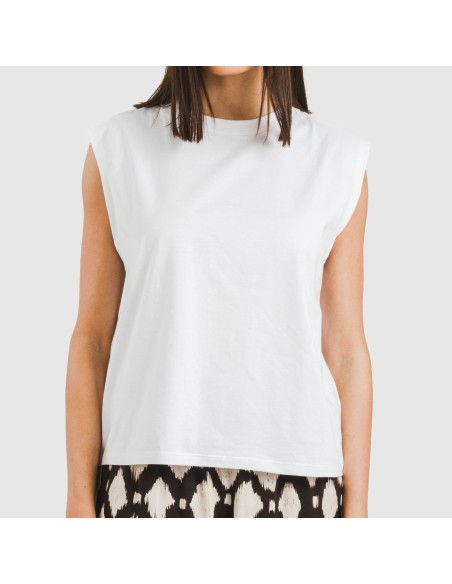 Camiseta tirantes algodón mujer lisa camisetas