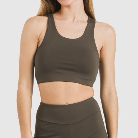 Top tirante deportivo técnico liso ropa-deporte-mujer
