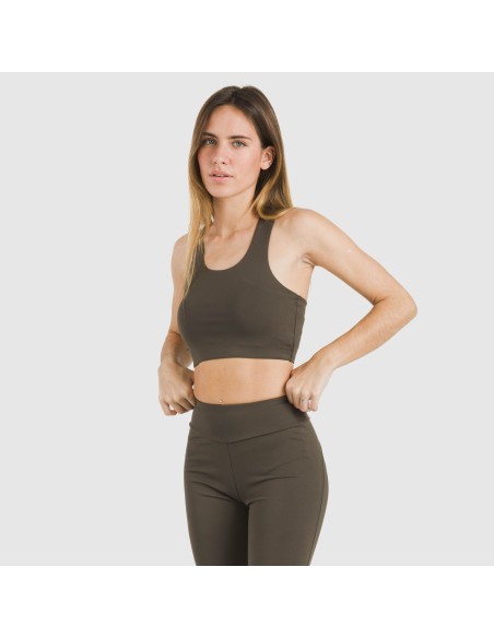 Top tirante deportivo técnico liso ropa-deporte-mujer
