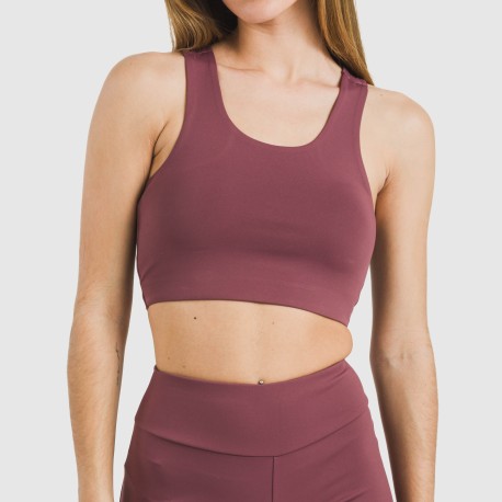 Top tirante deportivo técnico liso ropa-deporte-mujer