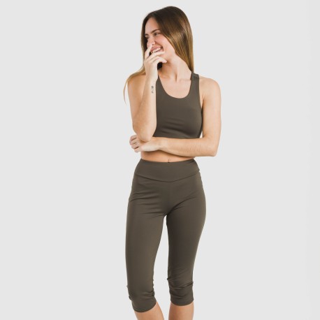 Legging midi deportivo tecnico liso ropa-deporte-mujer