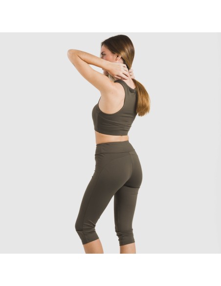 Legging midi deportivo tecnico liso ropa-deporte-mujer