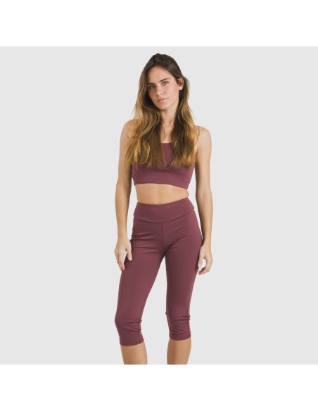 Legging midi deportivo tecnico liso ropa-deporte-mujer