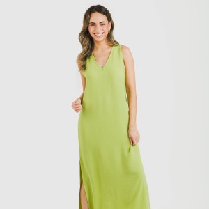 Vestido largo tirantes...