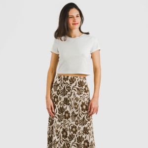 Falda midi viscosa bambula... 2