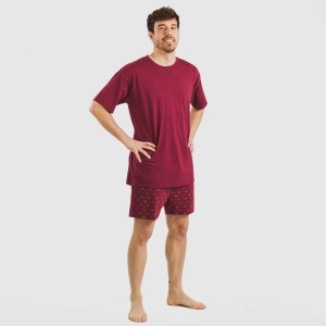 Pijama corto algodón hombre... 2