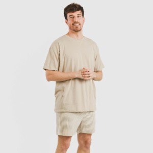 Pijama corto algodón hombre...
