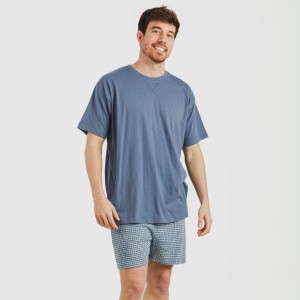 Pijama corto algodón hombre... 2