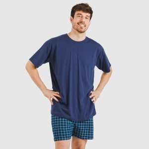 Pijama corto algodón hombre... 2