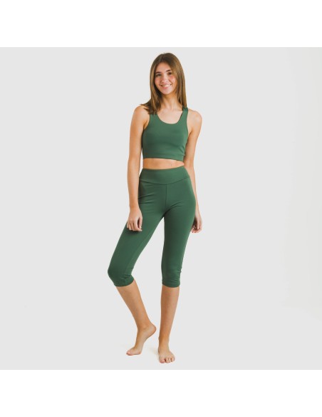 Legging midi deportivo tecnico liso ropa-deporte-mujer