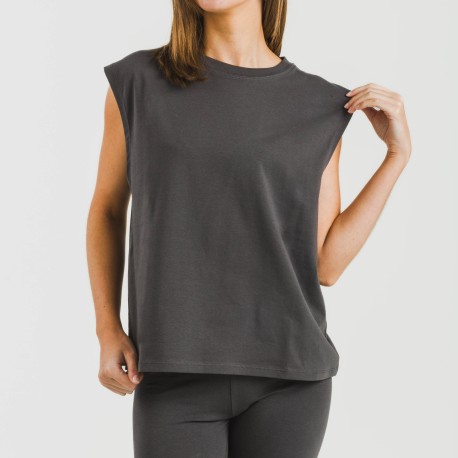Camiseta tirantes algodón mujer lisa camisetas
