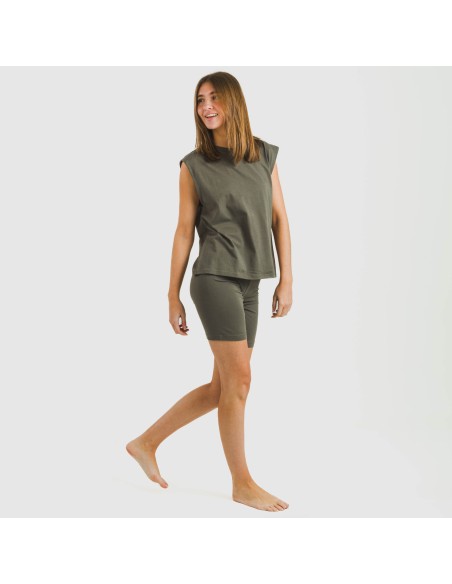 Camiseta tirantes algodón mujer lisa camisetas