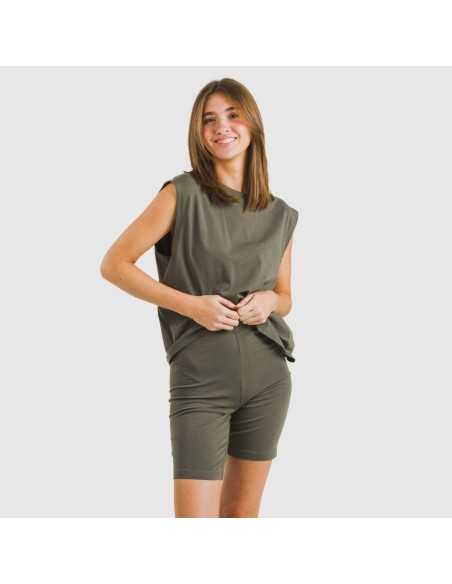 Camiseta tirantes algodón mujer lisa camisetas