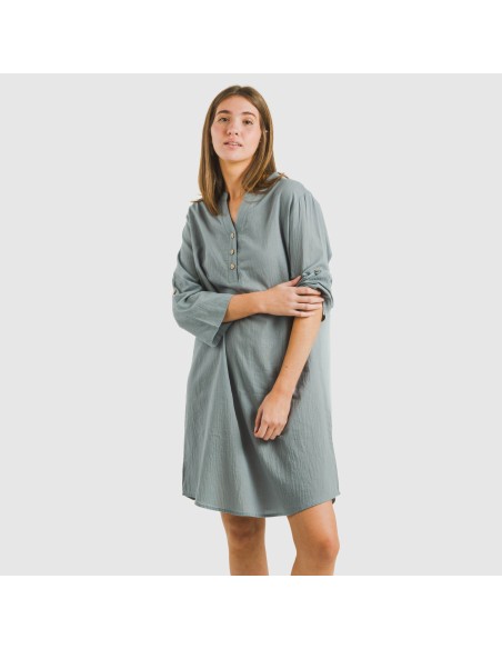 Camisola algodón lisa vestidos-y-blusones-mujer