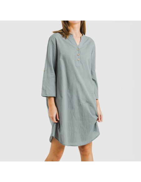 Camisola algodón lisa vestidos-y-blusones-mujer