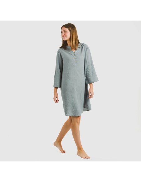 Camisola algodón lisa vestidos-y-blusones-mujer