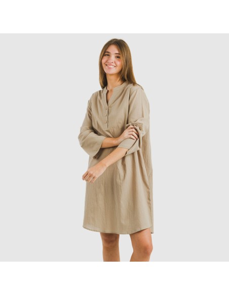 Camisola algodón lisa vestidos-y-blusones-mujer